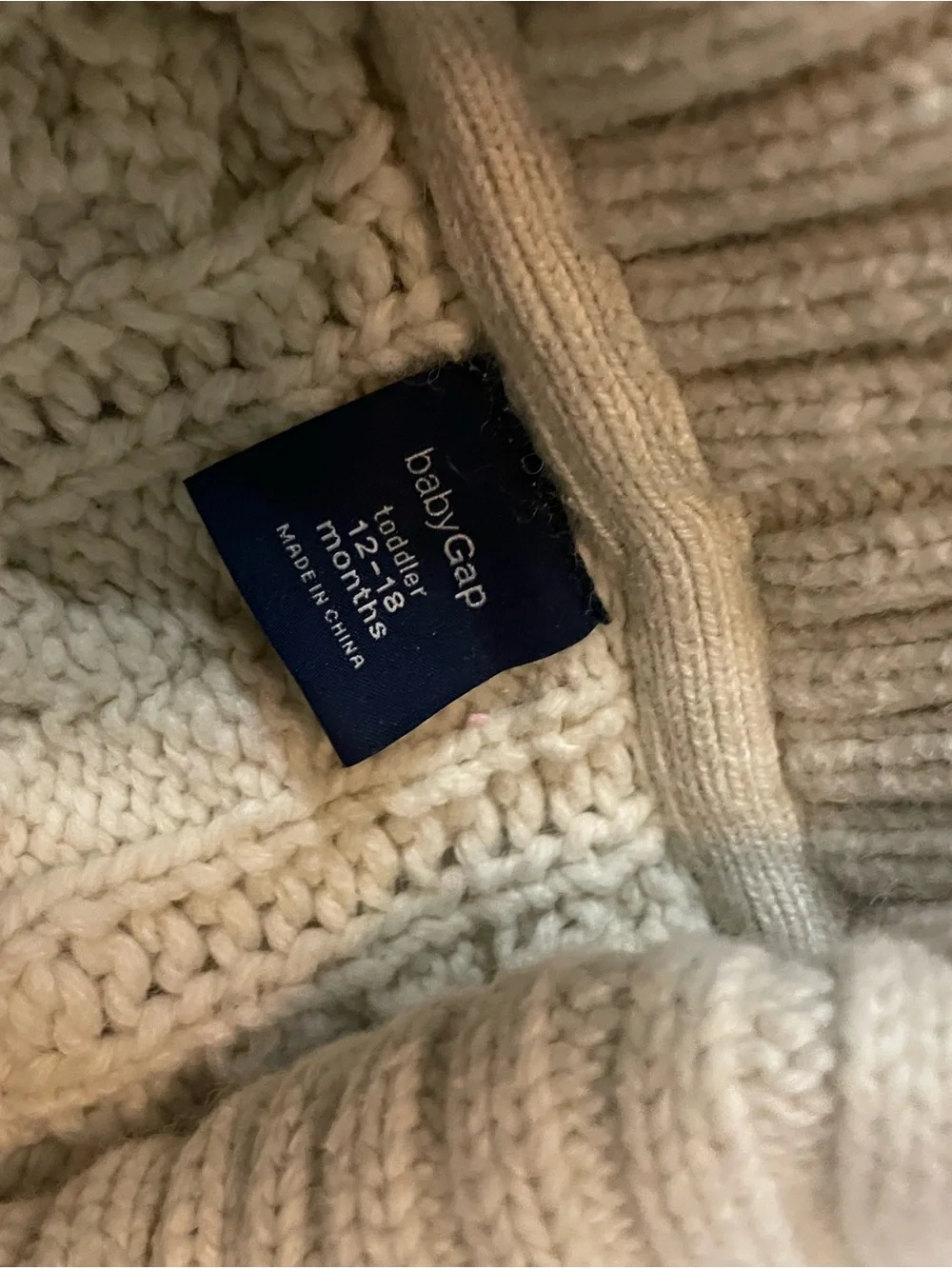 GAP chunky cable